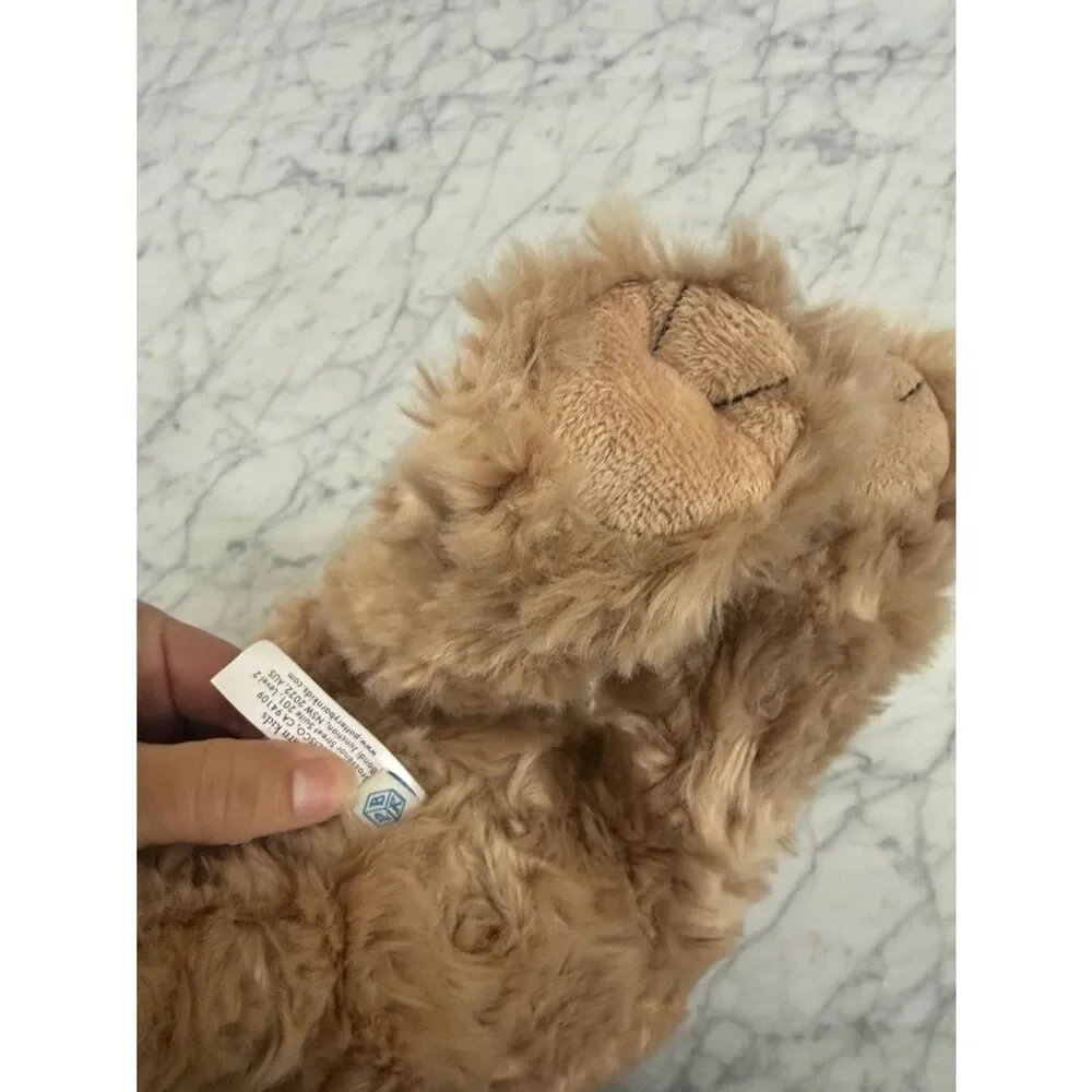 Pottery Barn Kids Labradoodle Plush Tan Puppy Dog Toy Medium Soft Cuddly Pet